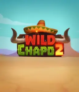 Embark on the vibrant Mexican desert with Wild Chapo 2 slot by Relax Gaming, highlighting a whimsical bull wearing a sombrero set against a serene desert backdrop. This image captures the excitement and culture of the game, great for those who love culturally inspired slots, providing a entertaining gaming experience.