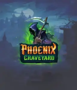 An immersive view of ELK Studios' Phoenix Graveyard slot, with its hauntingly beautiful graveyard and phoenix symbols. The visual highlights the slot's dynamic reel expansion mechanism, coupled with its stunning symbols and gothic theme. The design reflects the game's theme of rebirth and immortality, attractive for those drawn to legends.