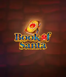 Immerse yourself in the joyous spirit with the Book of Santa game by Endorphina, showcasing an ornate golden book decorated with Santa's iconic image. This graphic conveys the warmth and excitement of Christmas, set against a softly glowing red background. Ideal for players looking to get into the holiday spirit, promising a captivating escape. 